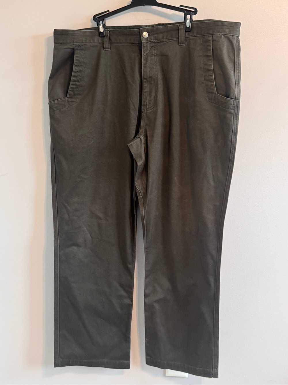 Mountain Khakis Teton Pants Men's 42x32 Dark Olive Green Relaxed Fit